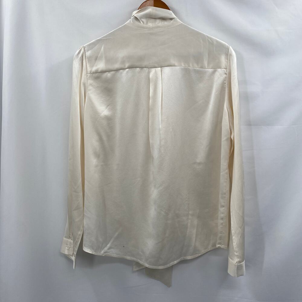 LilySilk M Women Bow-tie Neck Silk Blouse - Picture 8 of 16